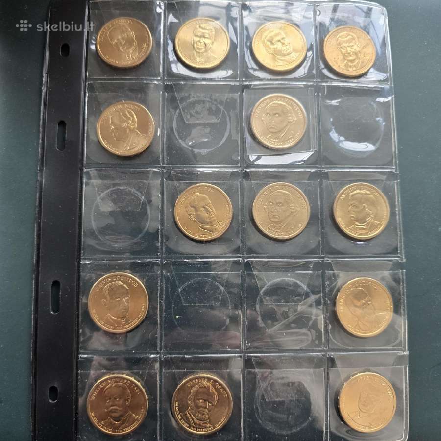 JAV (Usa) Prezidentai 1 dollar