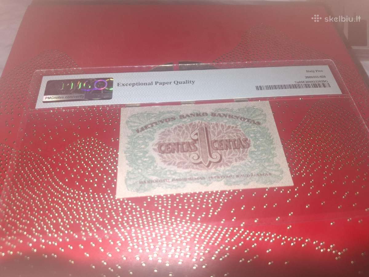 1centas pmg 65 - nuotraukos Nr. 2