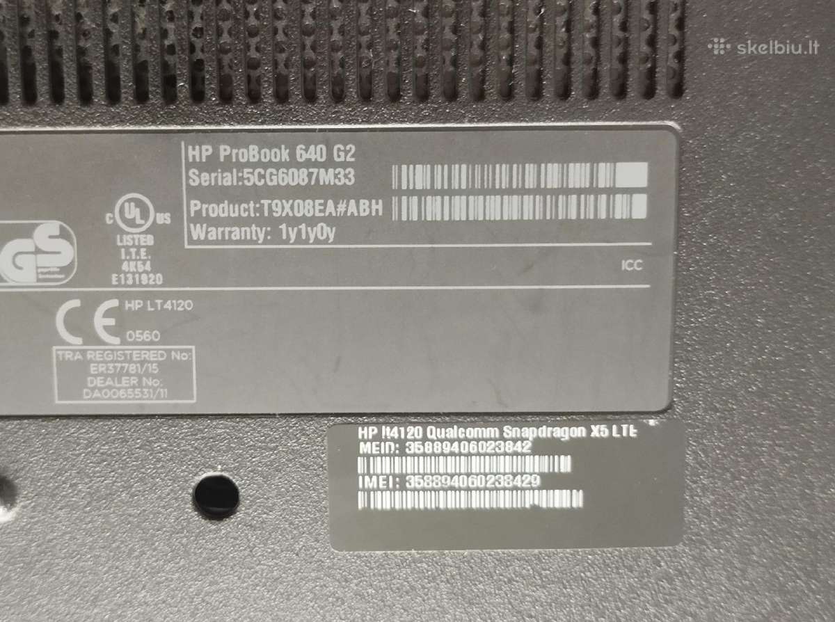 Hp Probook 640 G2 - nuotraukos Nr. 3
