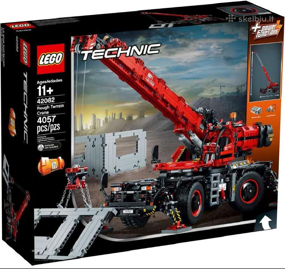 Lego Technic 42082 Rough terrain crane (naujas)