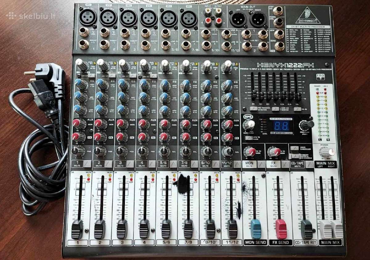 Garso pultas Behringer Xenyx1222fx