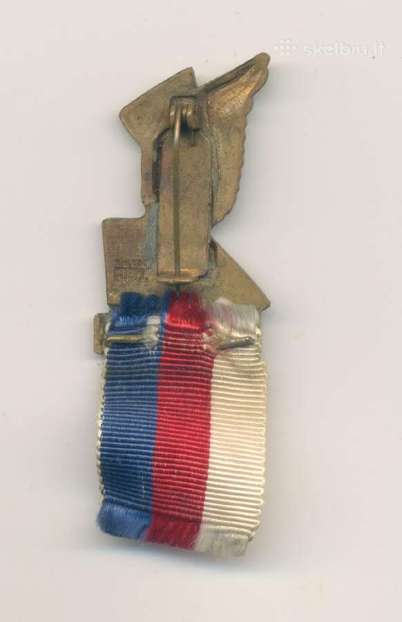 1948 Čekoslovakijos sportinis ženklelis - nuotraukos Nr. 2