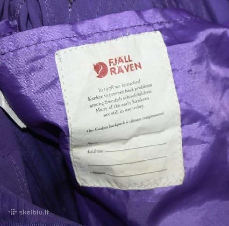 Parduodu kuprine Fjällräven - nuotraukos Nr. 5