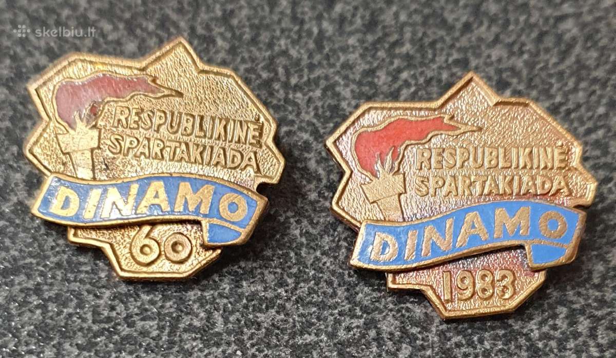 Dinamo 60 ženkleliai medaliai - nuotraukos Nr. 3