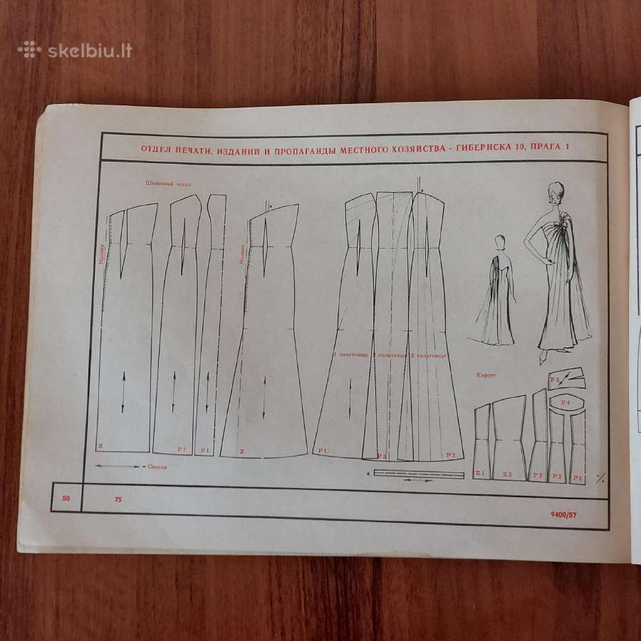 Čekoslovakiškas mados albumas 1963 m. / rusų k. - nuotraukos Nr. 24