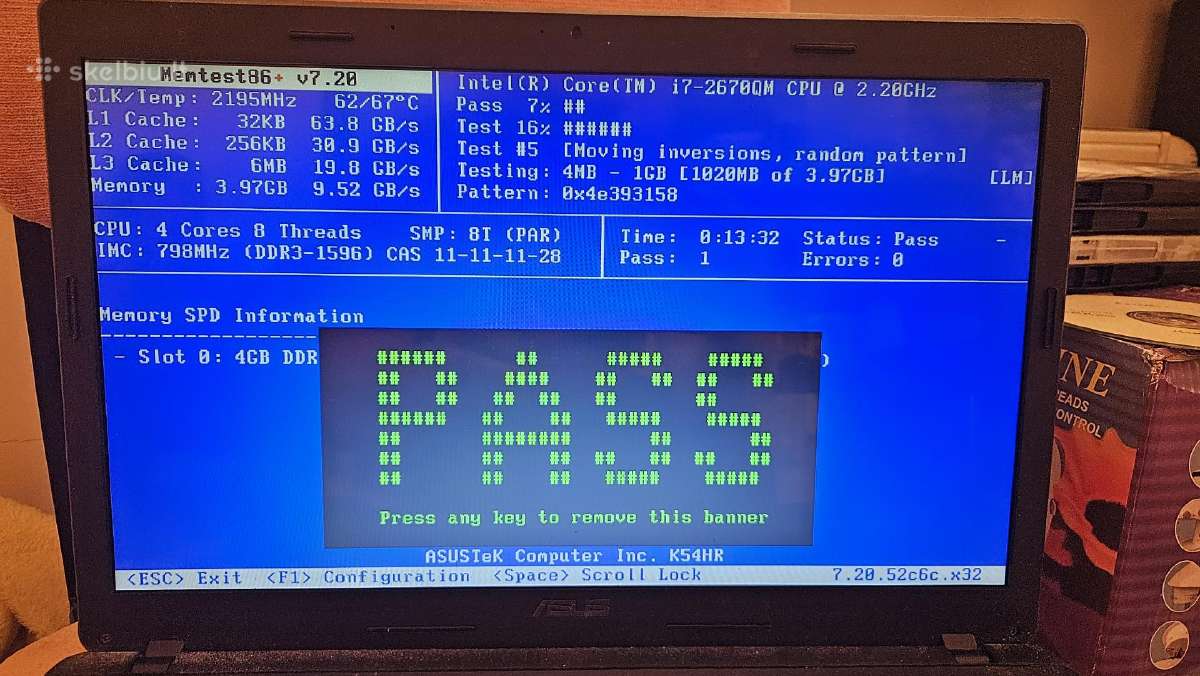 Sk hynix Ddr3 4gb 1600 MHz - nuotraukos Nr. 4