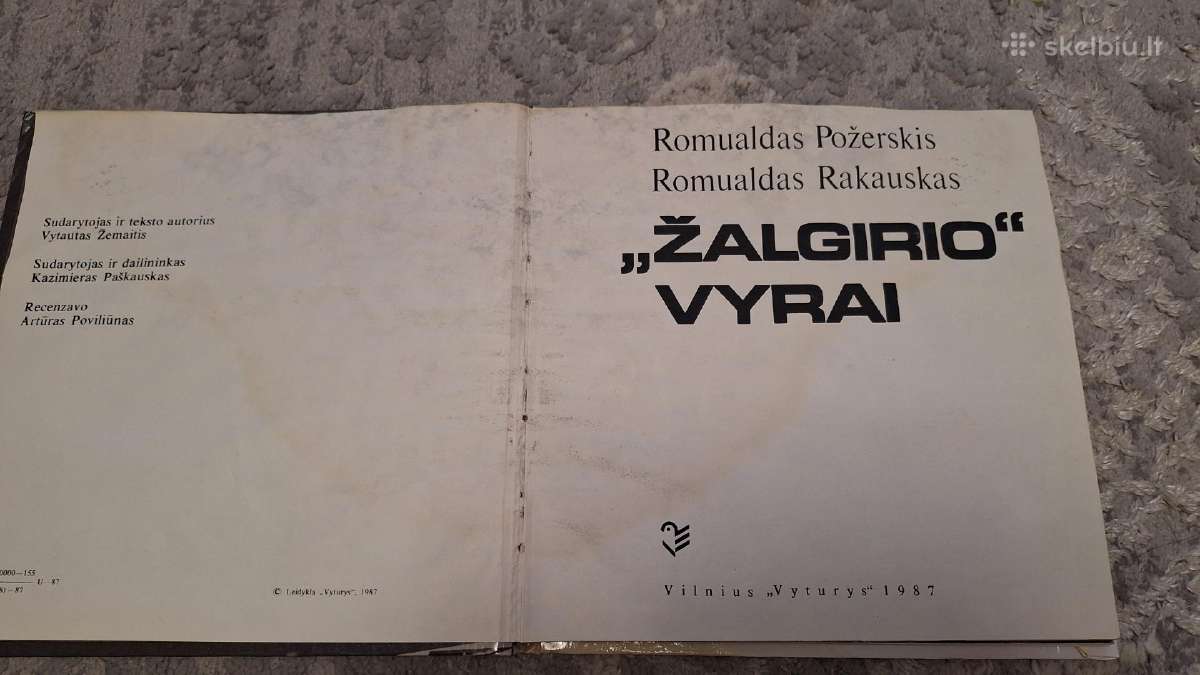 1987m. Knyga Zalgirio Vyrai - nuotraukos Nr. 6