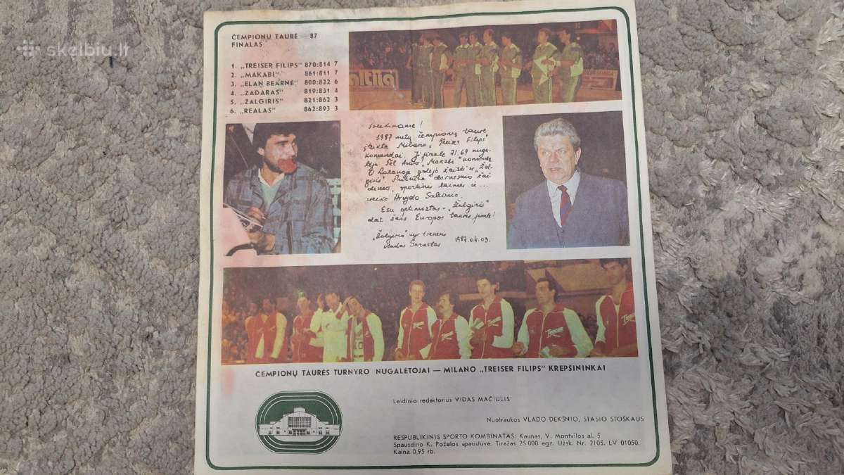 1987m. Knyga Zalgirio Vyrai - nuotraukos Nr. 16