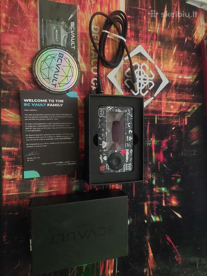 Kripto piniginė Bc Vault Gunmetal