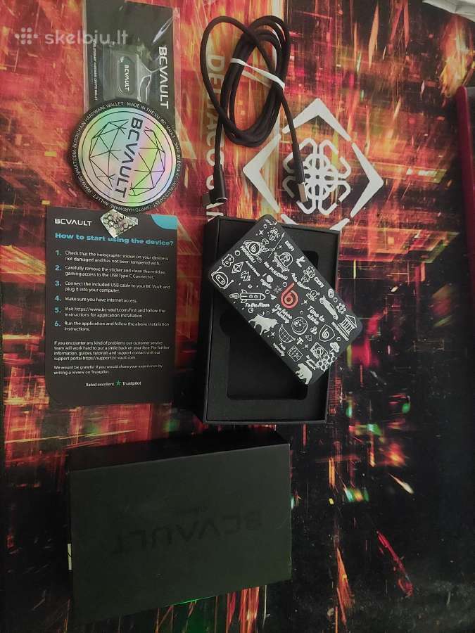 Kripto piniginė Bc Vault Gunmetal - nuotraukos Nr. 2
