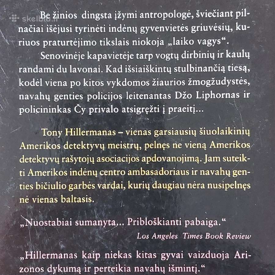 Tony Hillerman - Laiko vagis / detektyvas / - nuotraukos Nr. 8