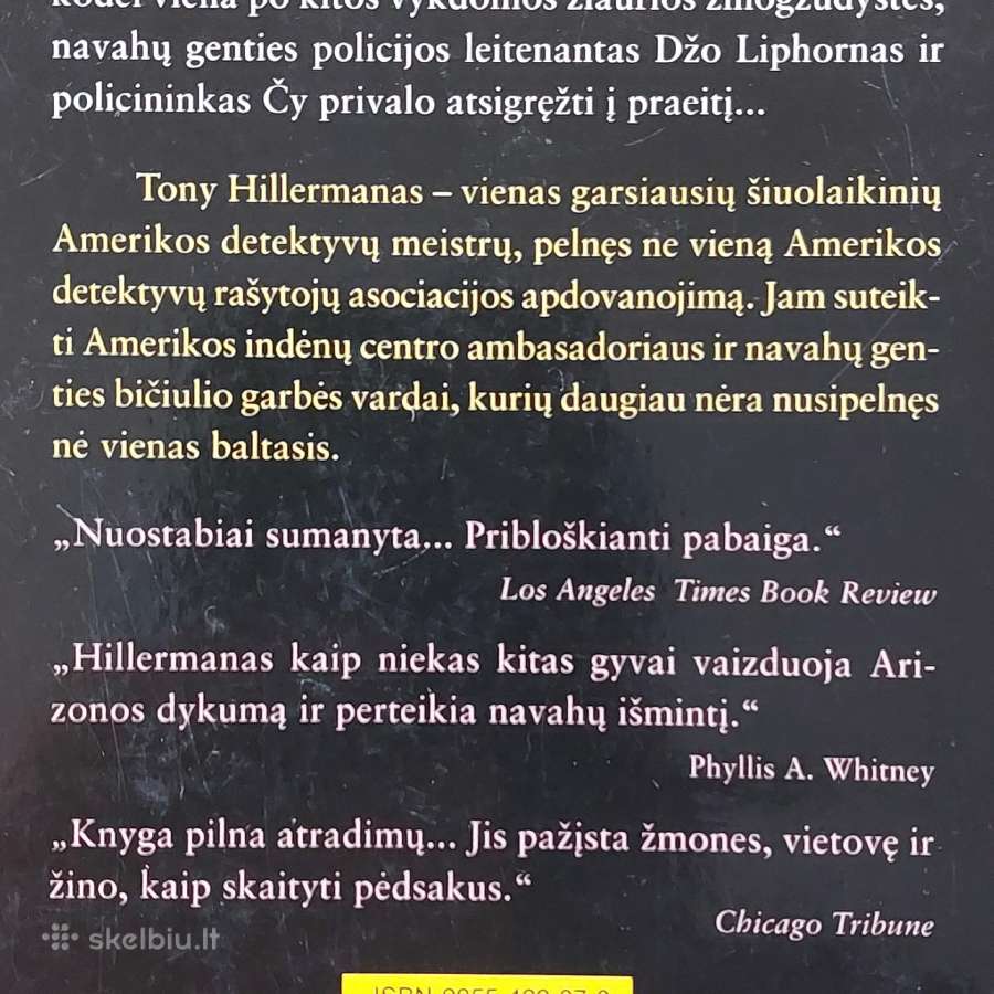 Tony Hillerman - Laiko vagis / detektyvas / - nuotraukos Nr. 9