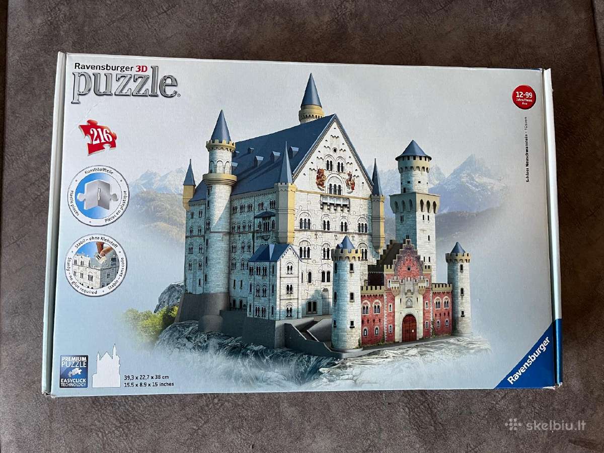 Ravensburger 3D Neuschwanstein pilis