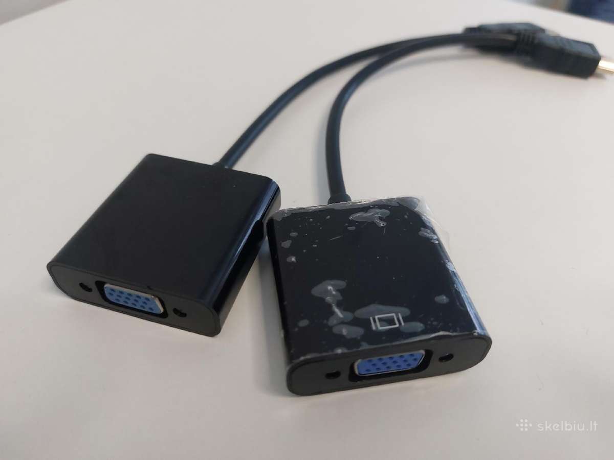 Mini Dp, Hdmi, Vga adapteriai - nuotraukos Nr. 2
