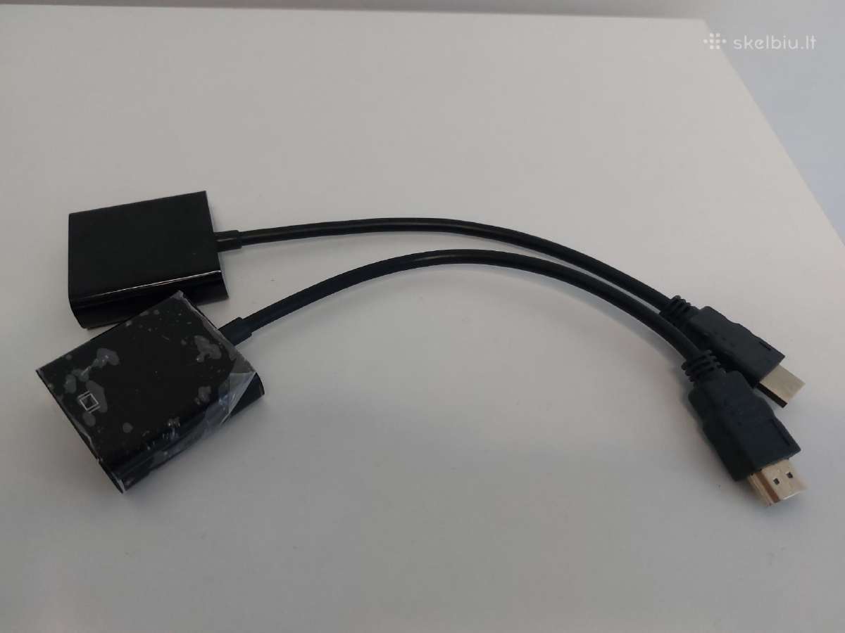 Mini Dp, Hdmi, Vga adapteriai - nuotraukos Nr. 3