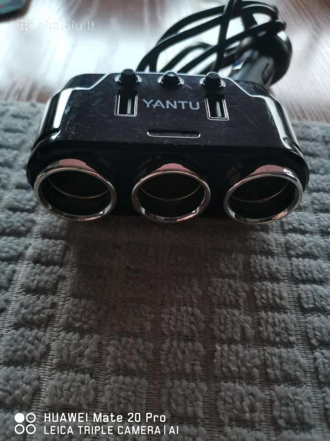 Automobilinis telefono pakrovėjas, Usb 12-24 v - nuotraukos Nr. 2