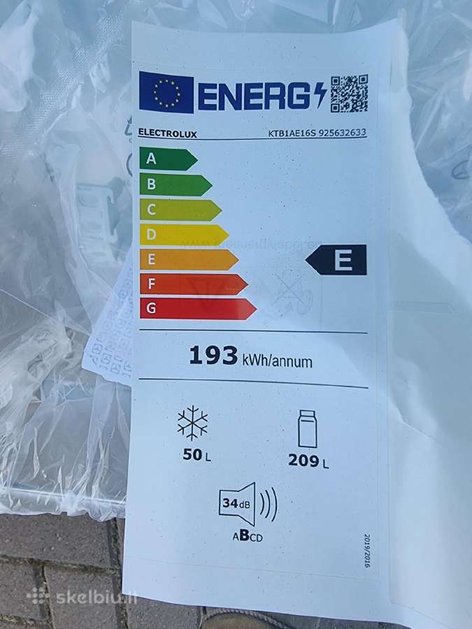 Nauji įmontuojami Ktb1ae16s ,157,5cm + garantija - nuotraukos Nr. 10