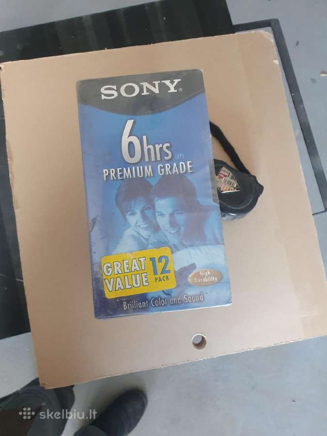 Sony videokasetes naujos