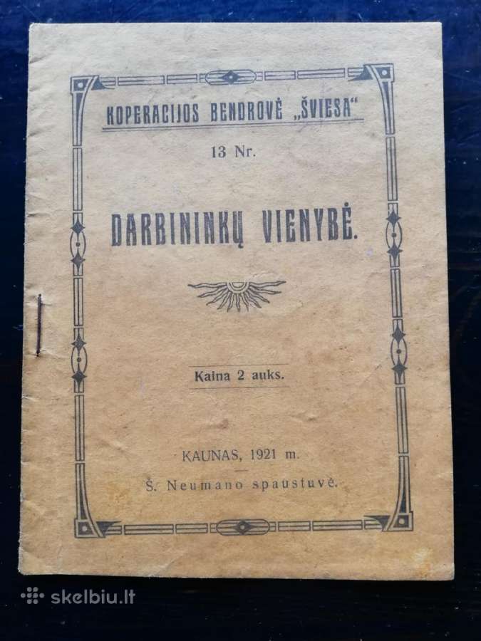 Darbininku vienybe 1920m