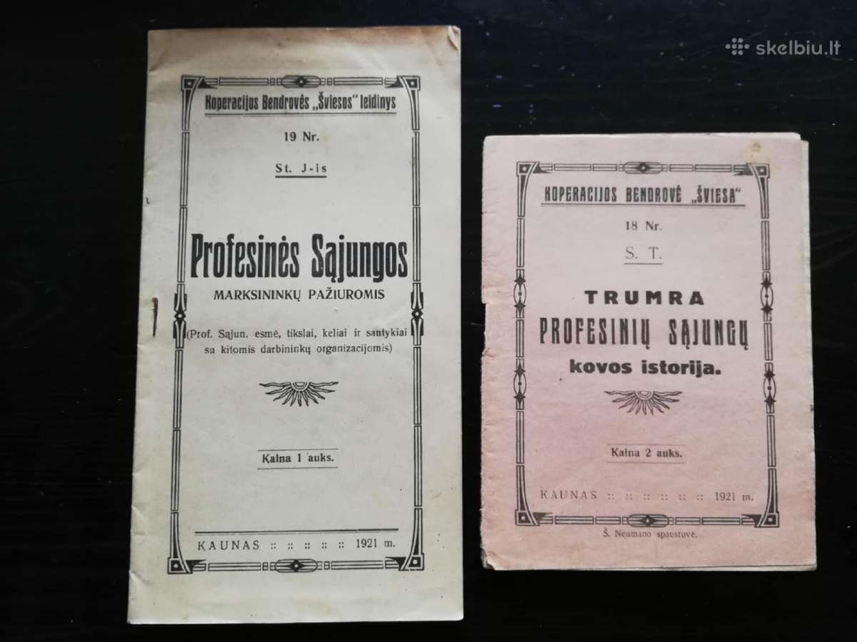 Profesines sajungos 1921m