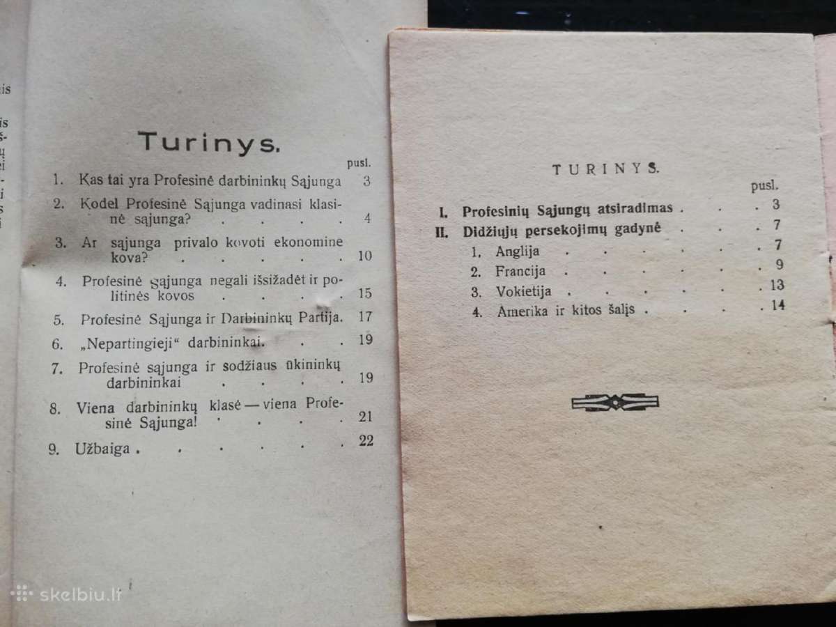 Profesines sajungos 1921m - nuotraukos Nr. 2