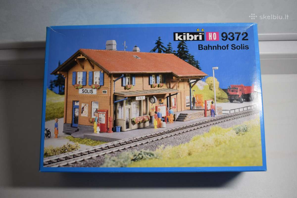 Kibri klijuojama geležinkelio stotis M 1:87 (H0)