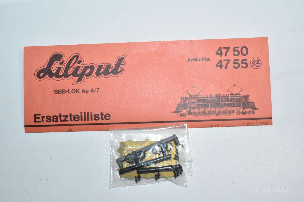 Liliput elektrinis lokomotyvas Ae 4/7 - nuotraukos Nr. 7