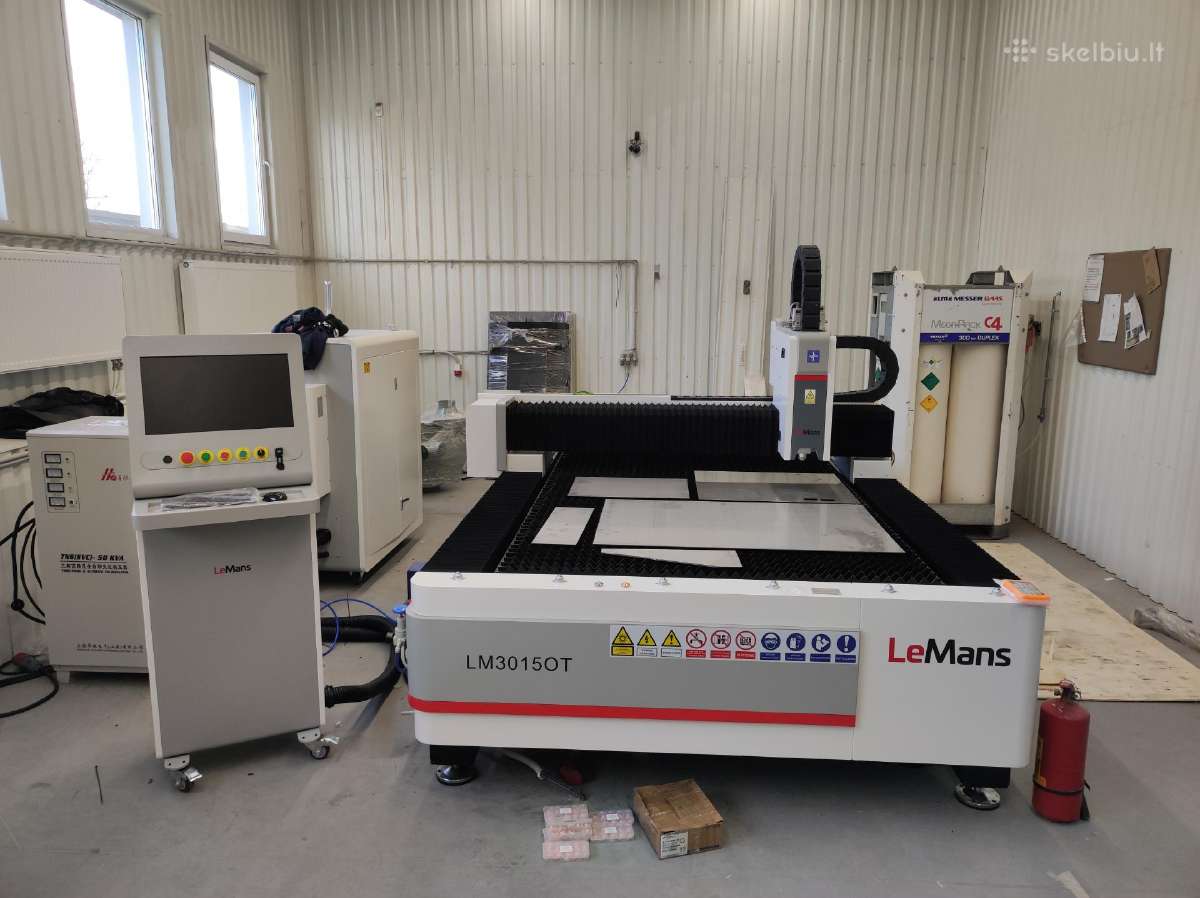 Fiber Laser metalo pjovimo stakles Lemans
