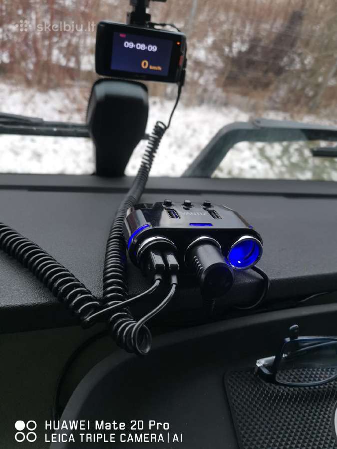 Automobilinis telefono pakrovėjas, Usb 12-24 v - nuotraukos Nr. 4
