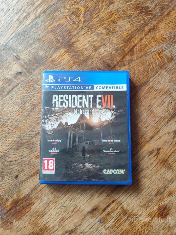 Residen evil 7 Ps4, free upgrade i Ps5
