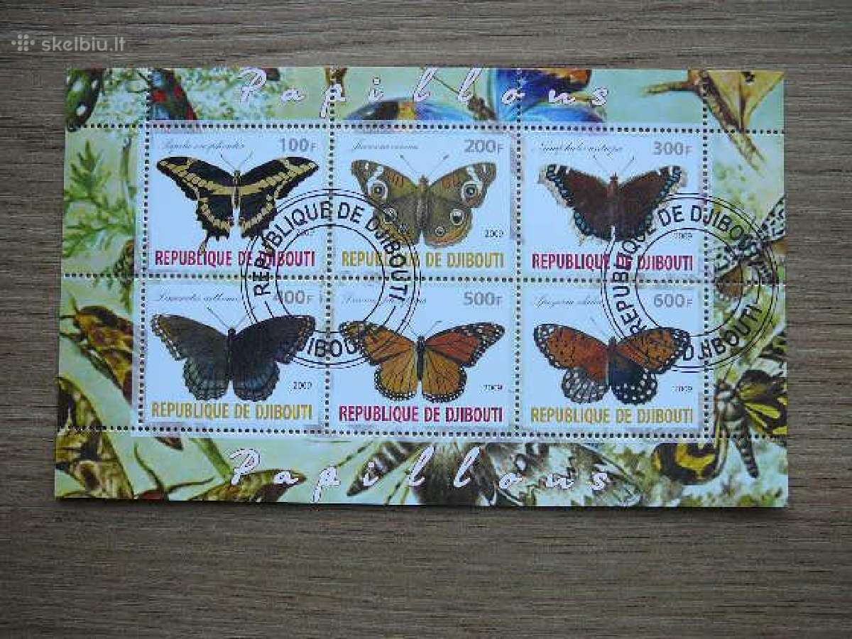 Drugeliai Dzibutis 2009 antsp. s401