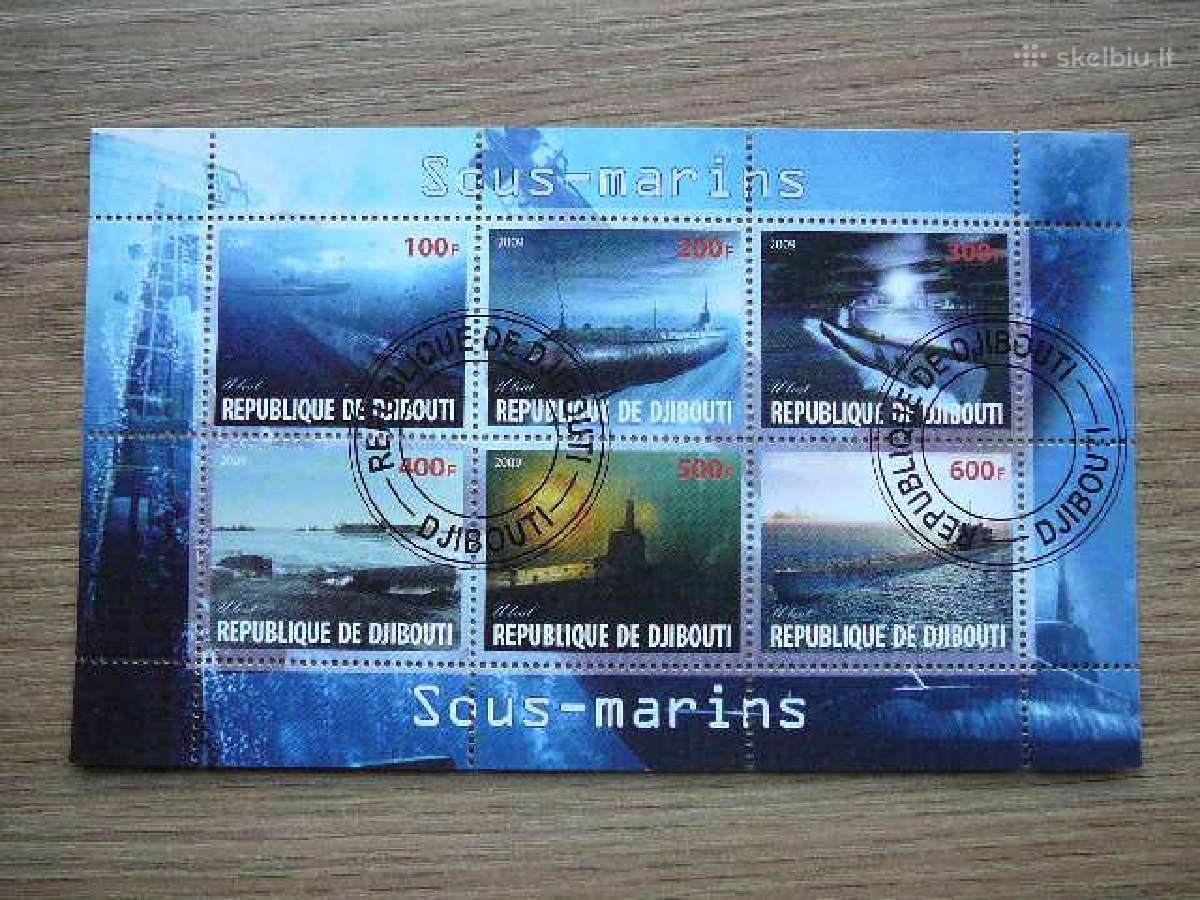 Laivai povandeniniai Dzibutis 2009 antsp. s394