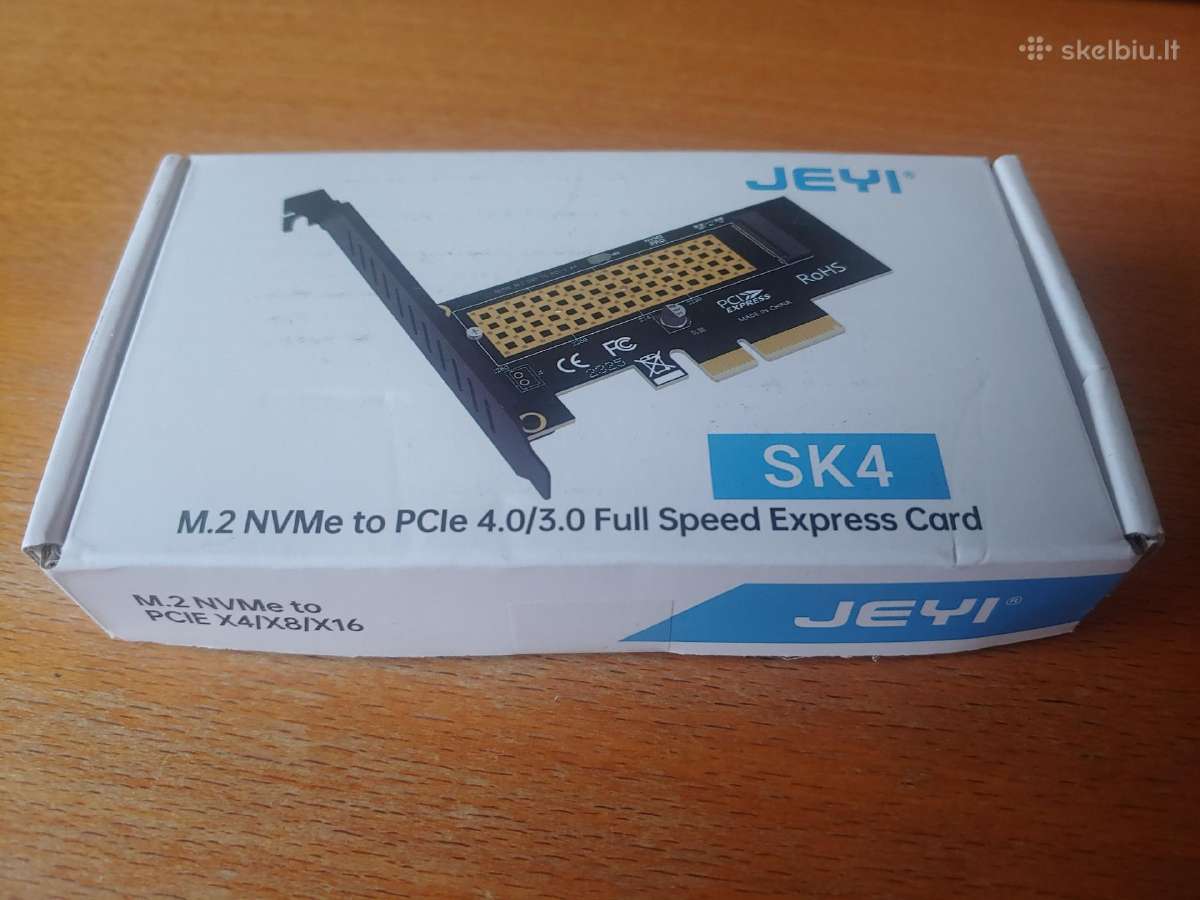 Adapteris "m.2 Nvme SSD to Pcie 4.0/3.0" - nuotraukos Nr. 3