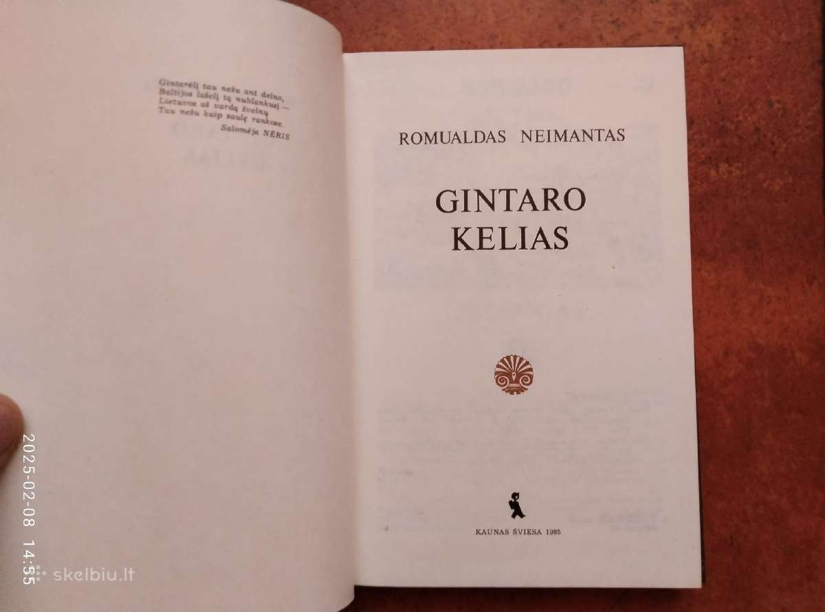 Romualdas Neimantas "Gintaro kelias" 1985 metai. - nuotraukos Nr. 2