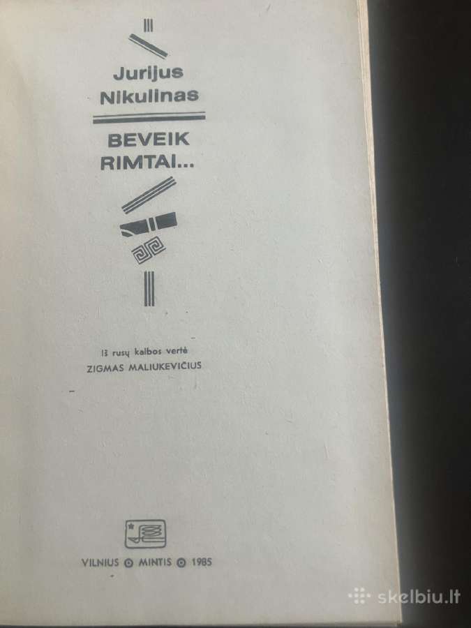 Jurijaus Nikulino knyga Beveik rimtai - nuotraukos Nr. 2