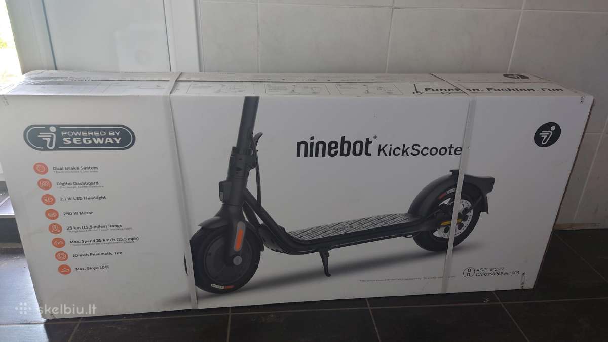 Naujas, elektrinis paspirtukas Segway F25e II