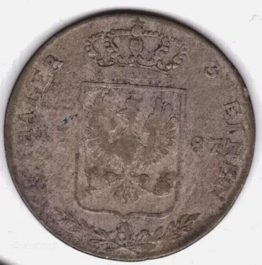 1787 1/3 talerio Brandenburgas-prusija - nuotraukos Nr. 2