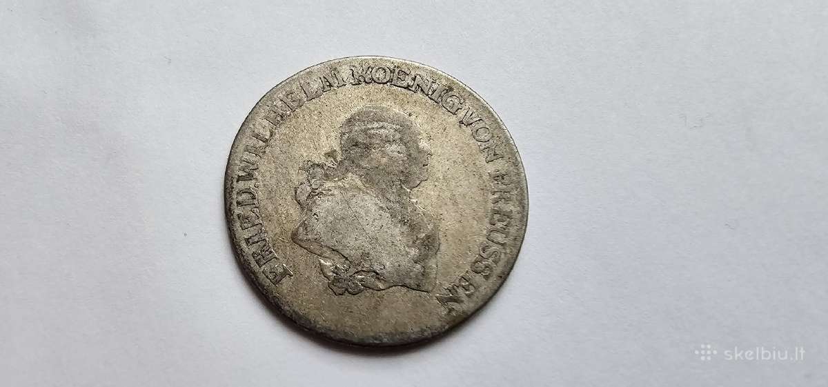 1787 1/3 talerio Brandenburgas-prusija - nuotraukos Nr. 3