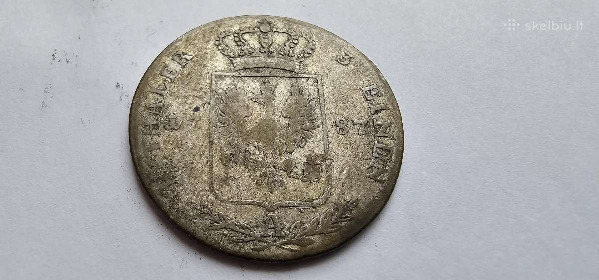 1787 1/3 talerio Brandenburgas-prusija - nuotraukos Nr. 5