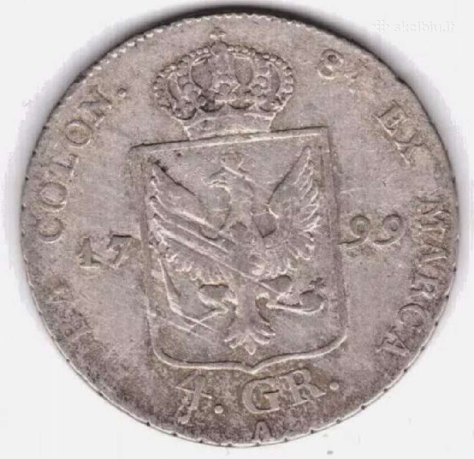 1799 4 Grasiai Brandenburgas-prusija Au - nuotraukos Nr. 2