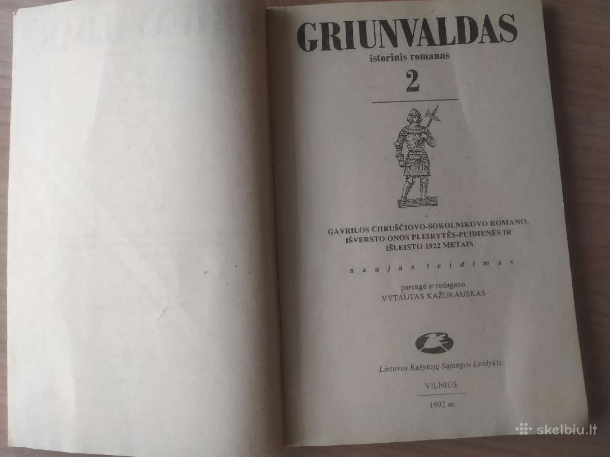 Istorinis romanas Griunvaldas (Žalgiris) (2 tomai) - nuotraukos Nr. 7