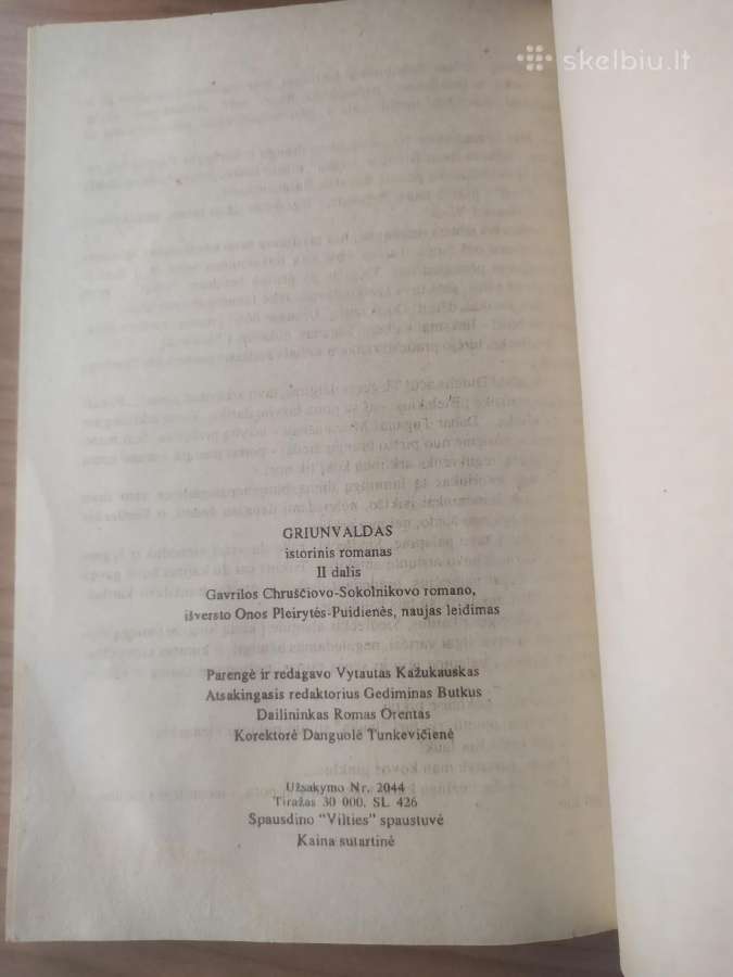 Istorinis romanas Griunvaldas (Žalgiris) (2 tomai) - nuotraukos Nr. 9