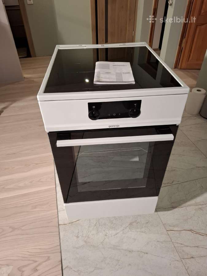 Parduodama indukcinė viryklė su elektrine orkaite