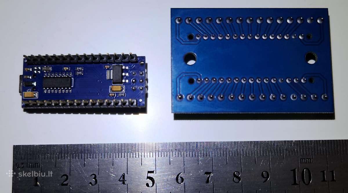 Arduino Nano V3.0 su įvesties išvesties terminalu - nuotraukos Nr. 4