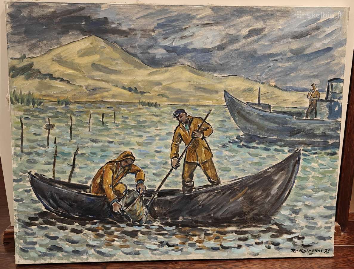 Rimto Kalpoko paveikslas, 90x80 cm, 1975 m.