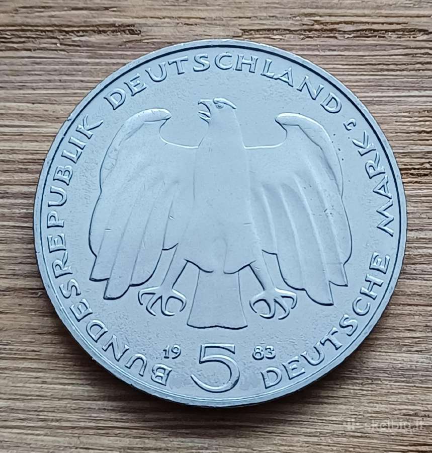 5 markės Vokietija - nuotraukos Nr. 6