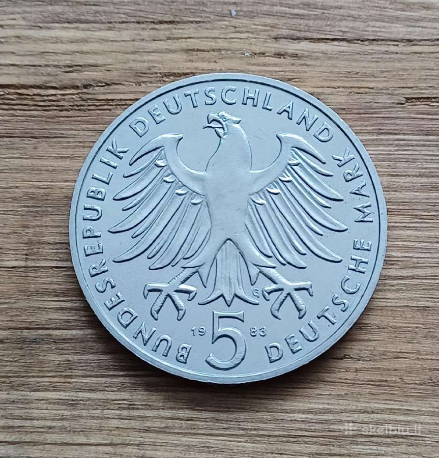 5 markės Vokietija - nuotraukos Nr. 8