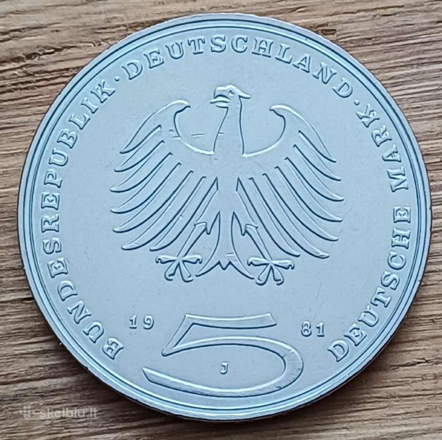 5 markės Vokietija - nuotraukos Nr. 16