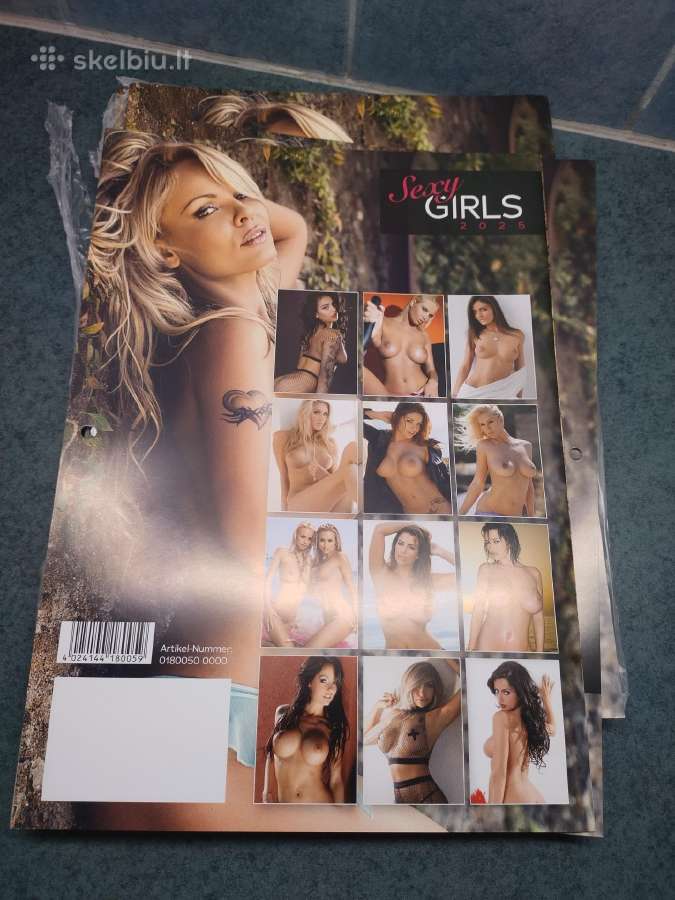 Kalendoriai vyrams "Sexy girls", "Hot Ass" 2025 - nuotraukos Nr. 6