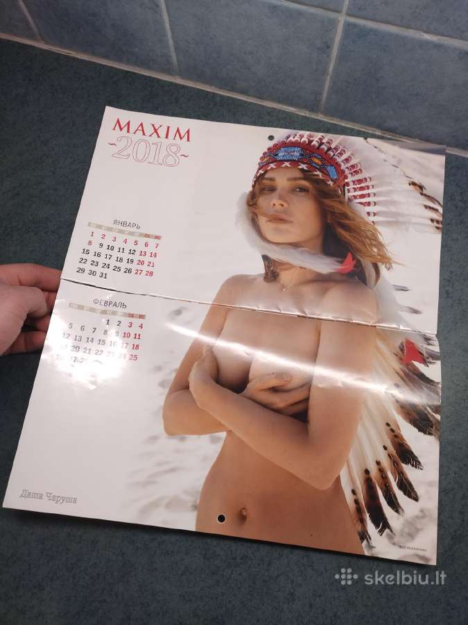 Kalendorius su merginomis Maxim 2018 - nuotraukos Nr. 3